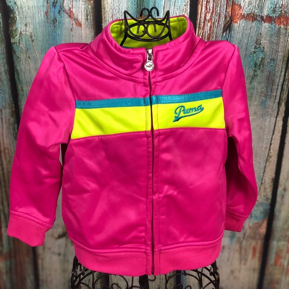 PUMA hit pink toddler girl matching set 18m NEW - Picture 2 of 8